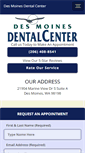 Mobile Screenshot of desmoinesdentalcenter.com