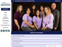 Tablet Screenshot of desmoinesdentalcenter.com